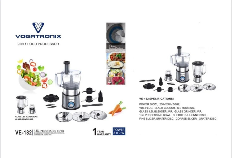 غذاساز وگاترونیکس مدل VE-182